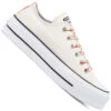Converse CT All Star Open Platform Sneaker Egret/White/Bright Poppy Damen