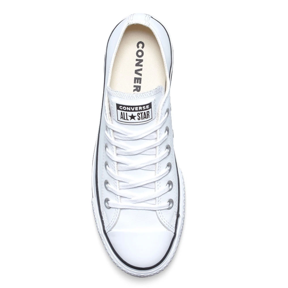 Converse CT All Star Clean Lift OX Plateaus White/Black/White Damen – Bild 4