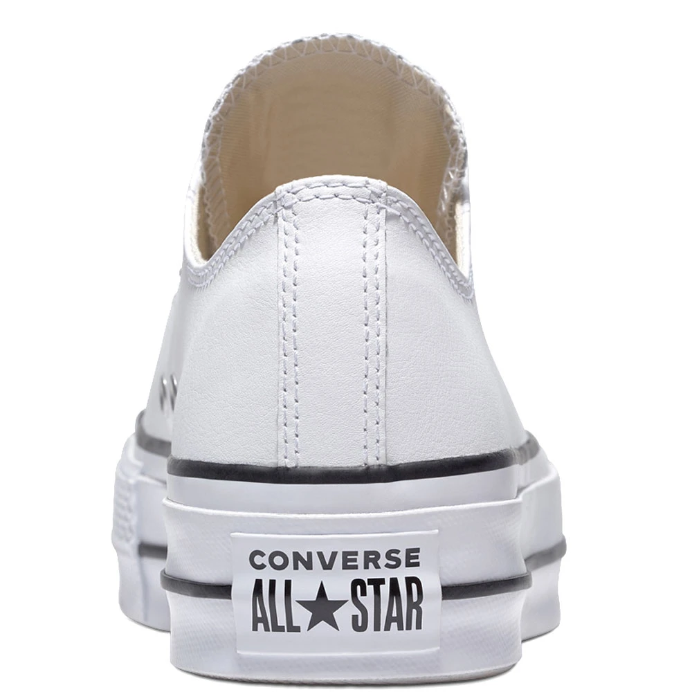 Converse CT All Star Clean Lift OX Plateaus White/Black/White Damen – Bild 5