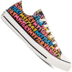 Converse CT All Star OX Sneaker Black Bold/Mandarin White Damen