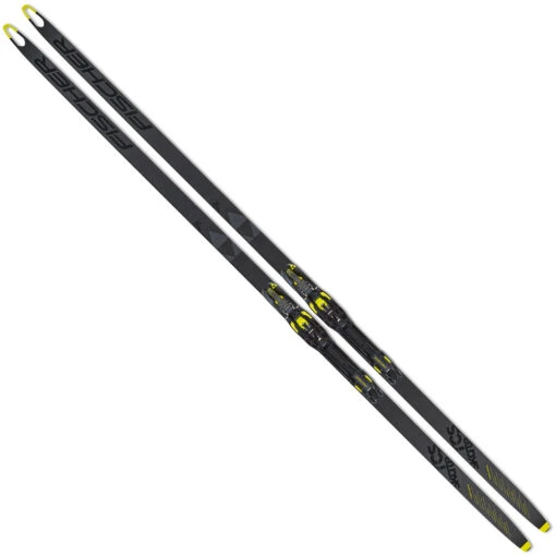 Fischer RCS Skate Stiff Langlaufski-Set Black/Yellow Damen, Herren