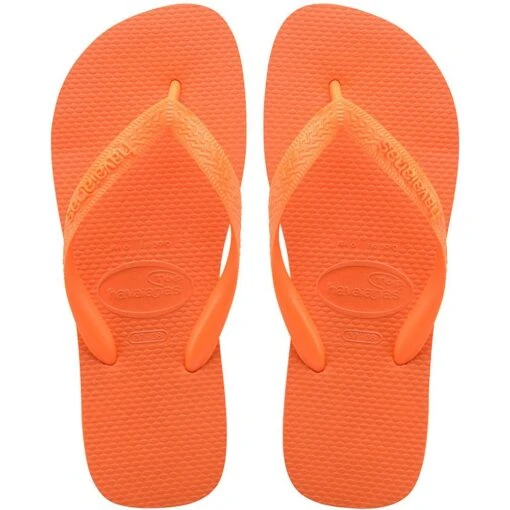 Havaianas Top Zehentrenner Neon Orange Damen, Herren