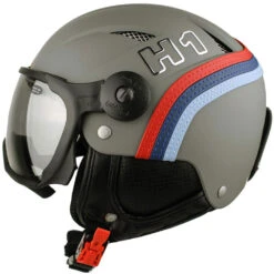 HMR H1+VTFS10 Leather Elegance Heritage Visierhelm Silverstone/Photochromic Silver Damen, Herren