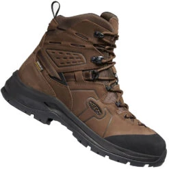 Keen Karraig Mid WP M Wanderschuhe Dark Earth/Raven Herren