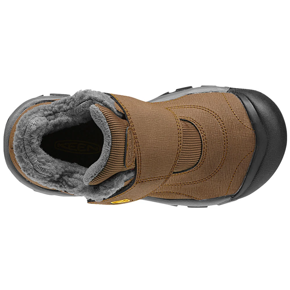 Keen Kootenay WP Children Winterstiefel Dark Earth/Yellow Kinder – Bild 3