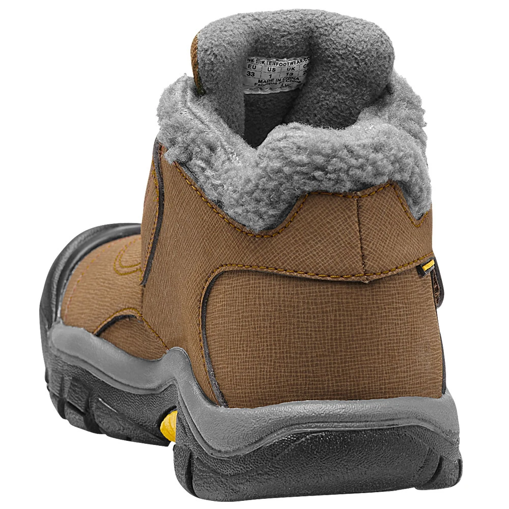 Keen Kootenay WP Children Winterstiefel Dark Earth/Yellow Kinder – Bild 5