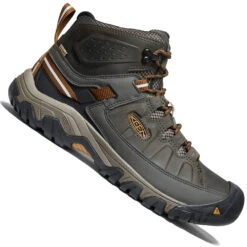 Keen Targhee III Mid WP M Outdoorschuhe Black Olive/Golden Brown Herren