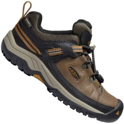 Keen Targhee Low WP Youth Freizeitschuhe Dark Earth/Golden Brown Kinder