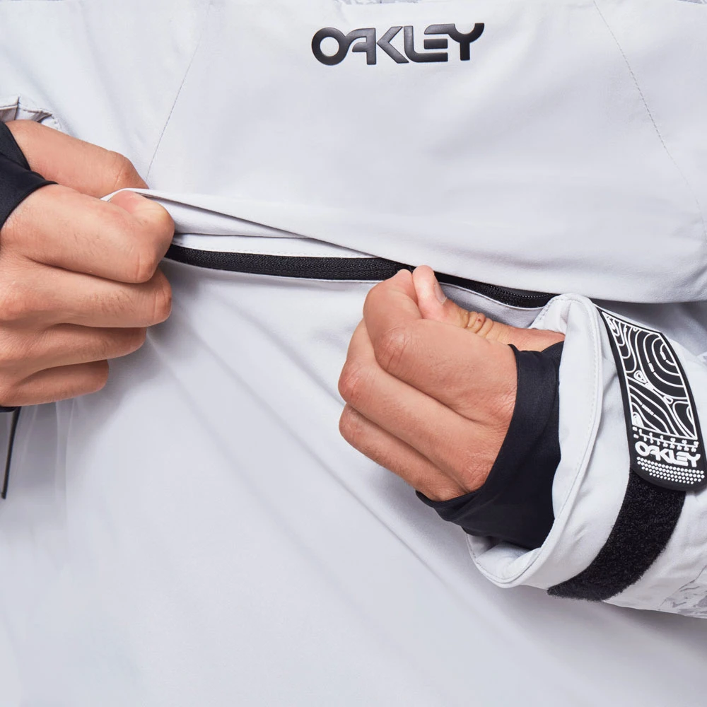 Oakley TC Ice BZI Snowboardanorak Grey Mountains Herren – Bild 3