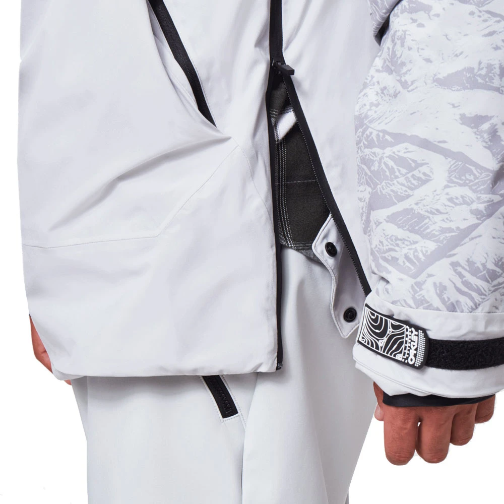 Oakley TC Ice BZI Snowboardanorak Grey Mountains Herren – Bild 4