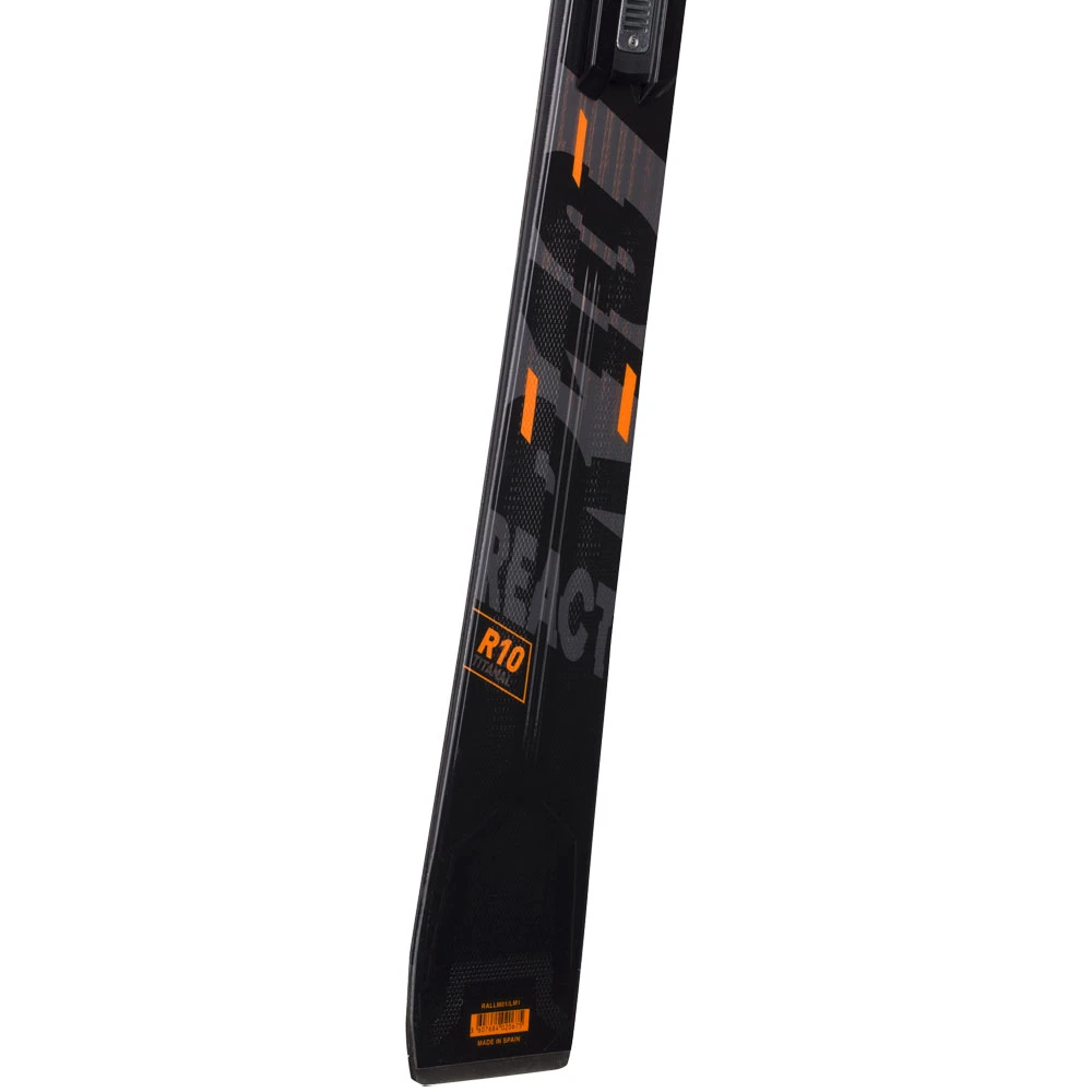 Rossignol React 10 TI Alpinski-Set Black/Orange Herren – Bild 5