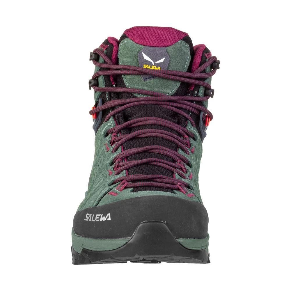 Salewa Alp Trainer 2 Mid GTX Trekkingboots Duck Green/Rhododendon Damen – Bild 2