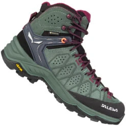 Salewa Alp Trainer 2 Mid GTX Trekkingboots Duck Green/Rhododendon Damen