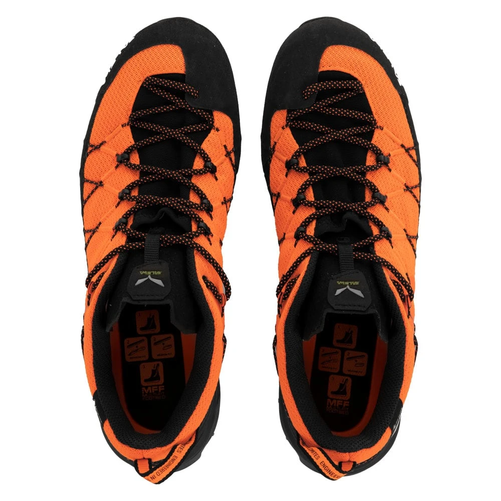 Salewa Wildfire 2 GTX Kletterschuhe Fluo Orange/Black Herren – Bild 4