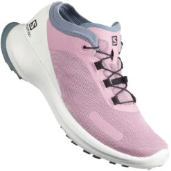Salomon Sense Feel Laufschuhe Mauve Shadows/White/Flint Stone Damen