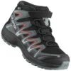 Salomon XA Pro 3D Mid Outdoorschuhe Black/Stormy Weather/Cherry Tomato Kinder