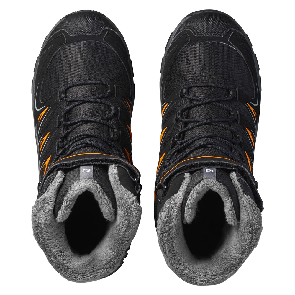 Salomon XA Pro 3D Winter Winter-Schuhe Black/Magnet/Tangelo Kinder – Bild 2