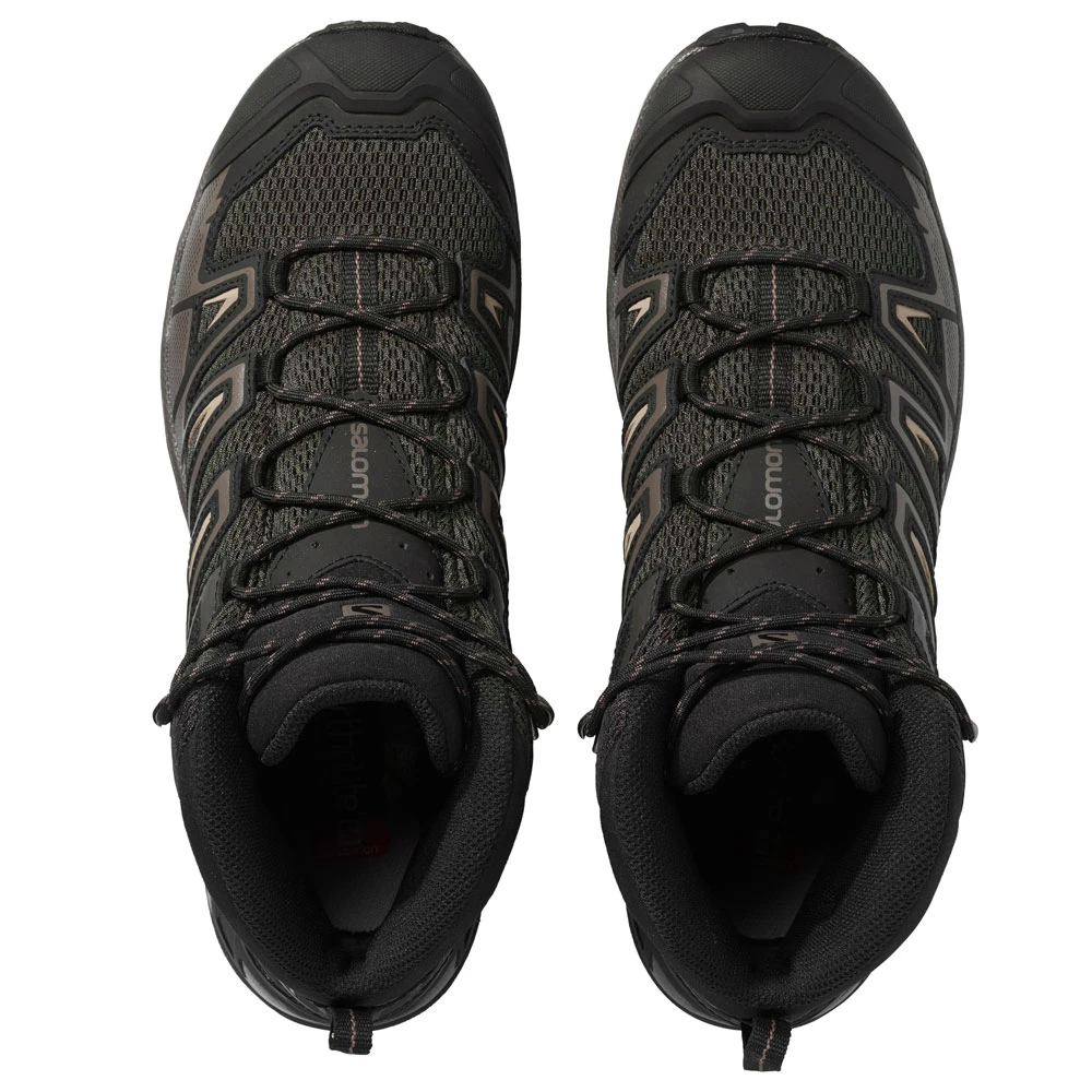 Salomon X Ultra Mid 3 Aero Wanderstiefel Peat/Bungee Cord/Vintage Khaki Herren – Bild 2