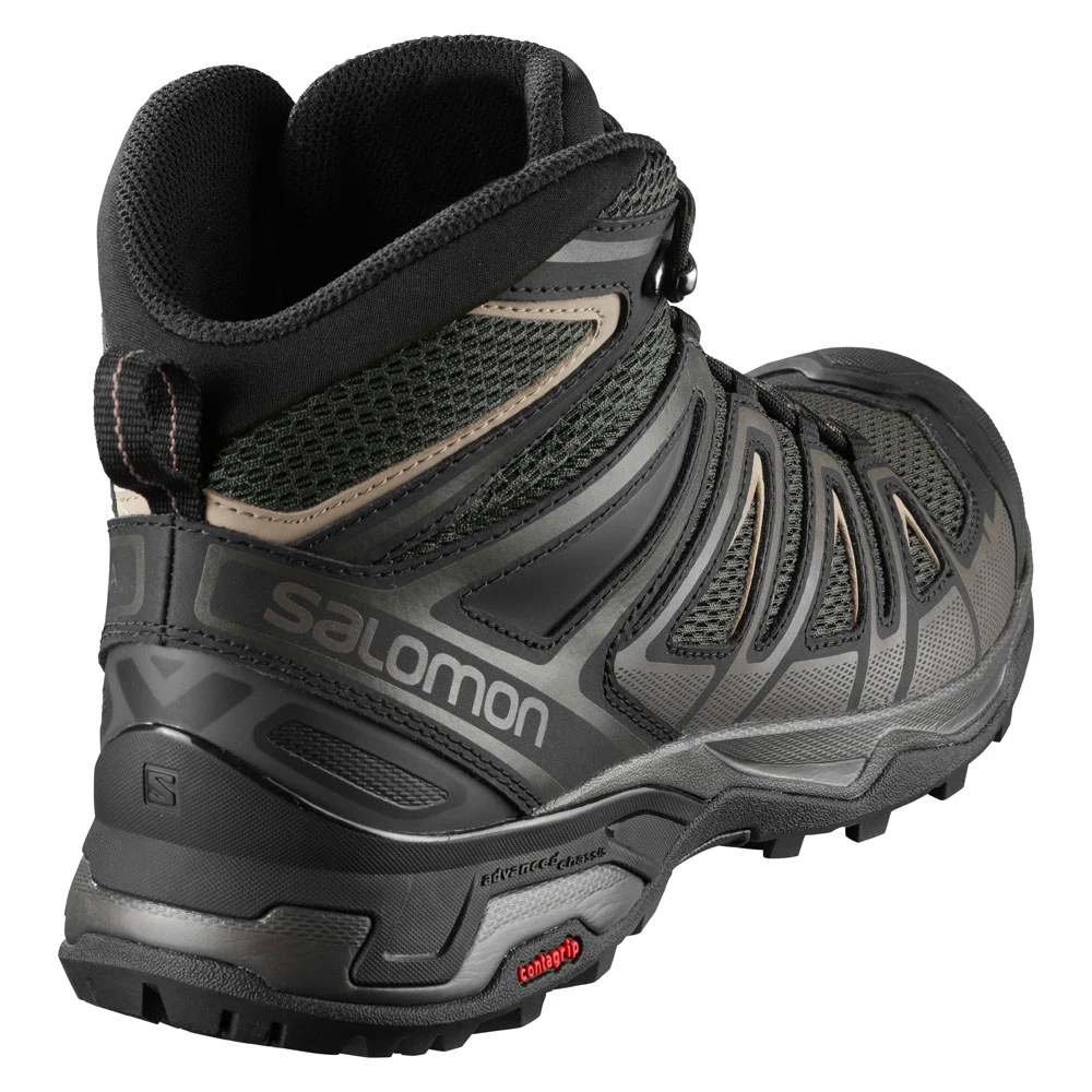 Salomon X Ultra Mid 3 Aero Wanderstiefel Peat/Bungee Cord/Vintage Khaki Herren – Bild 3