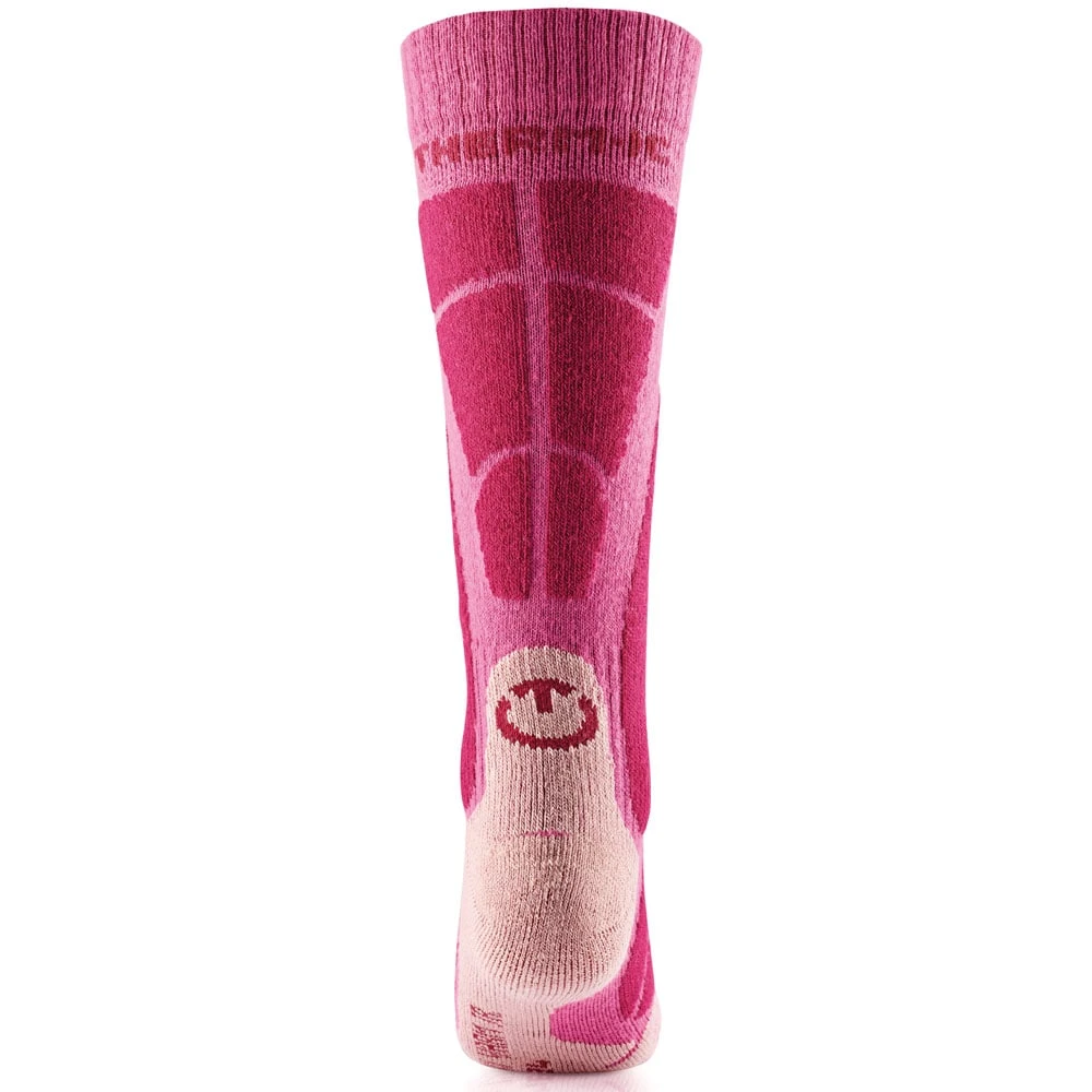 Therm-ic Ski Warm Junior Skisocken Pink/Corail Kinder – Bild 3