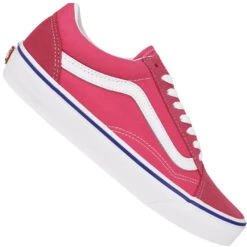 Vans Old Skool Skaterschuhe Carmine Rose/True White Damen