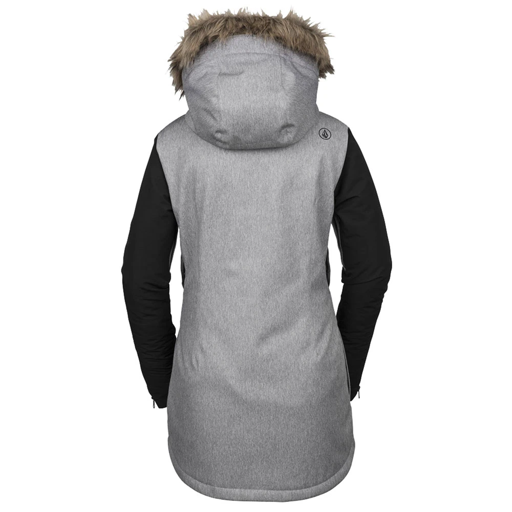 Volcom Fawn Insulated Skijacke Heather Grey Damen – Bild 2